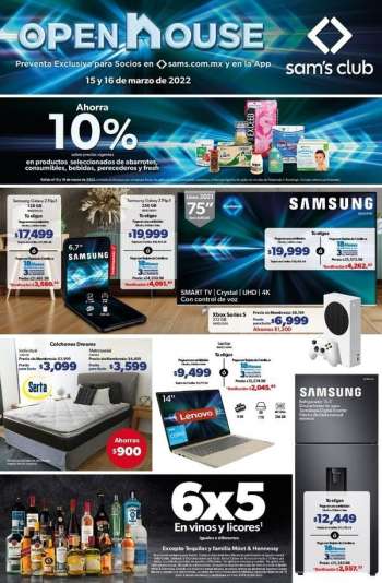 Folleto actual Sam's Club - 15.3.2022 - 16.3.2022.