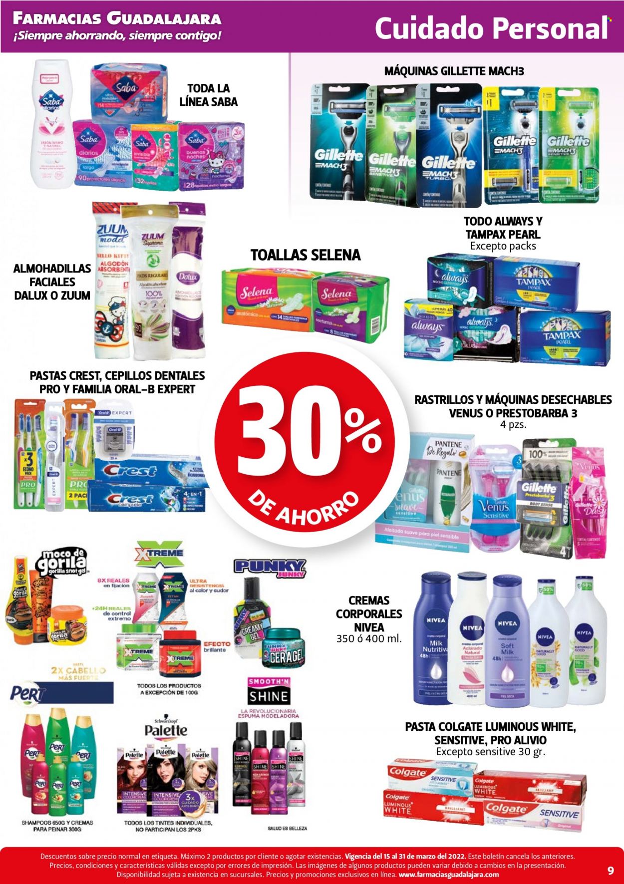 Catálogo Farmacias Guadalajara - 15.3.2022 - 31.3.2022. Página 9