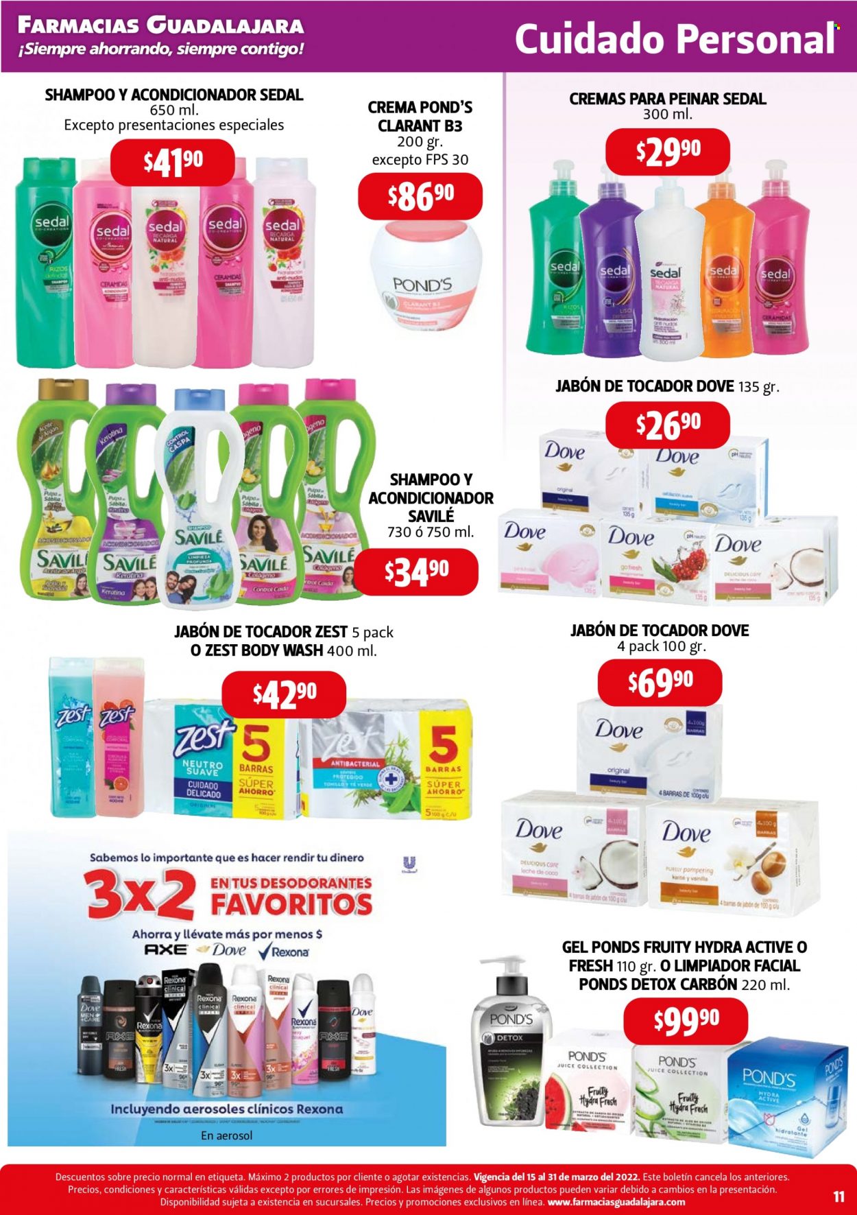 Catálogo Farmacias Guadalajara - 15.3.2022 - 31.3.2022. Página 11