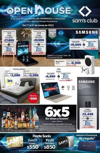Folleto actual Sam's Club - 17.3.2022 - 21.3.2022.