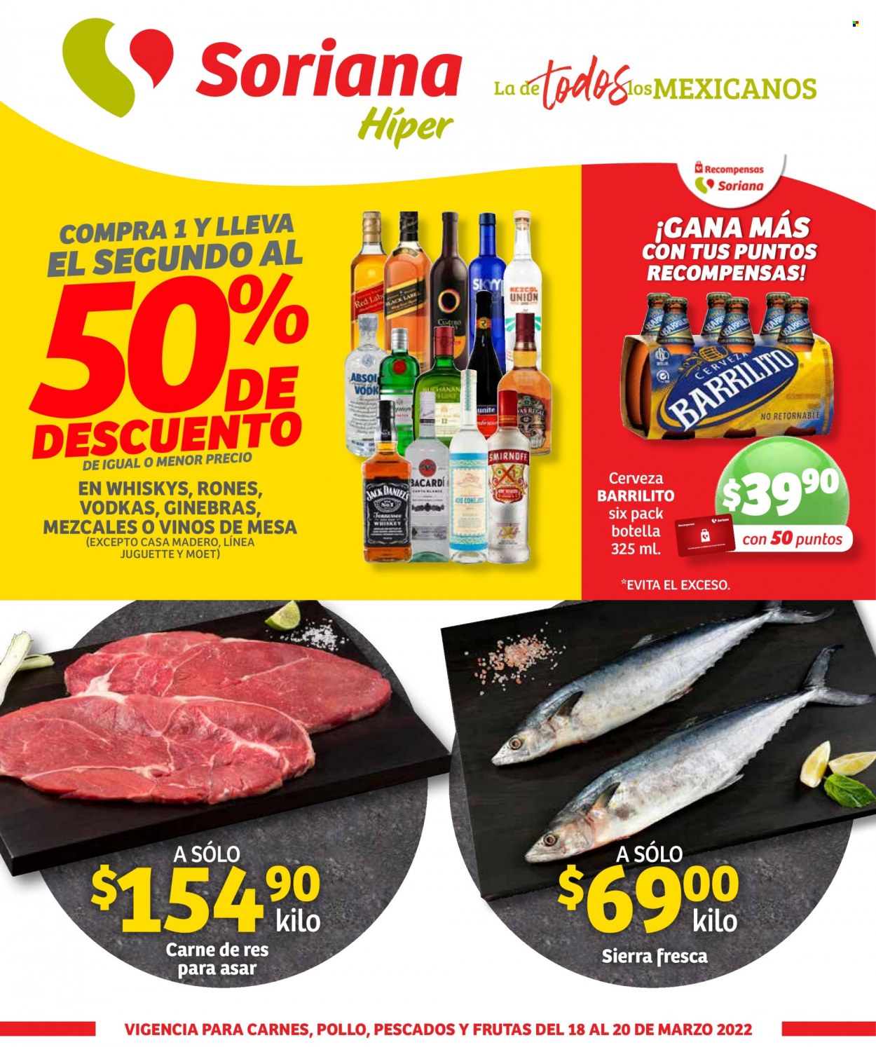 Catálogo Soriana Híper - 18.3.2022 - 21.3.2022. Página 1