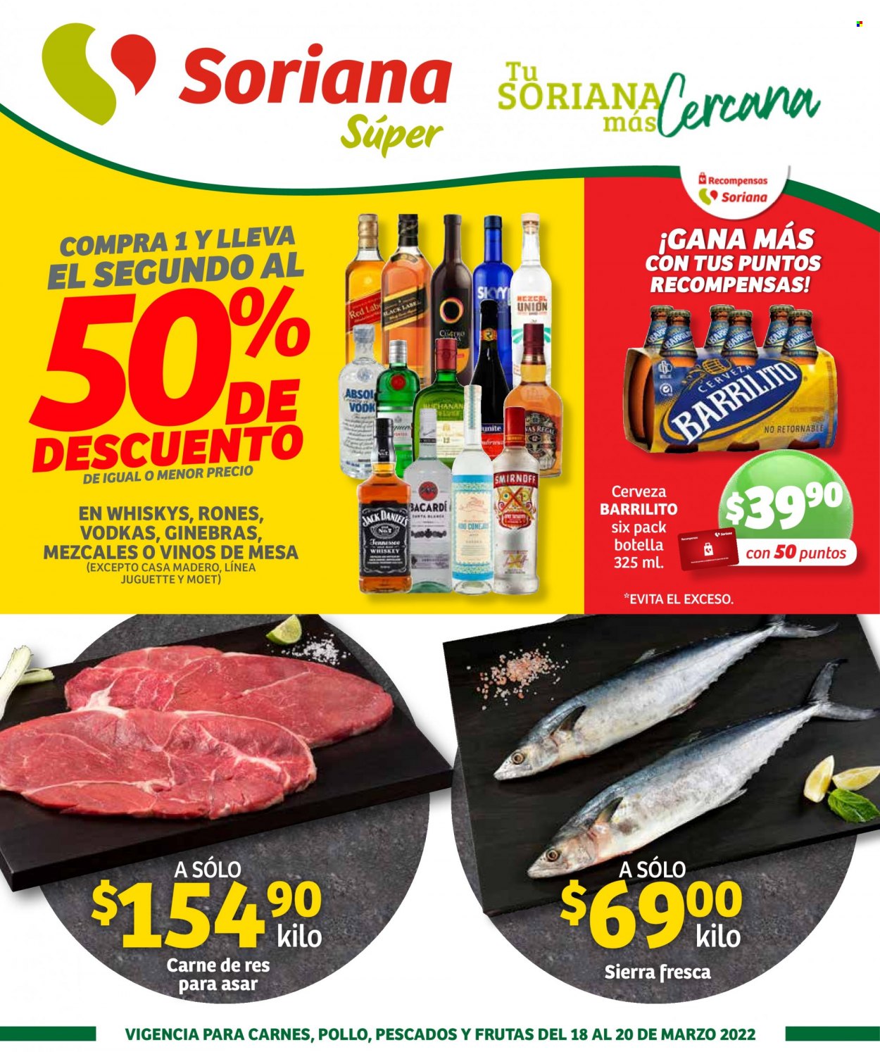 Catálogo Soriana Súper - 18.3.2022 - 21.3.2022. Página 1