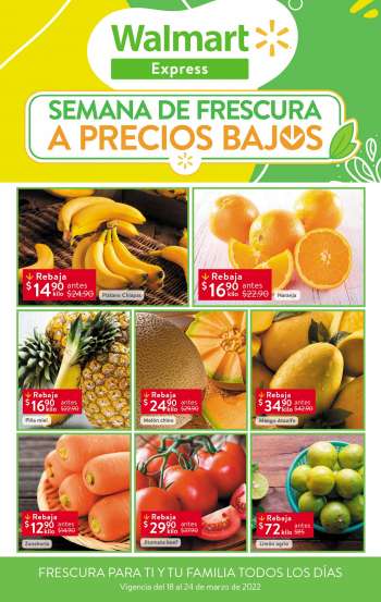 Folleto actual Walmart Express - 18.3.2022 - 24.3.2022.