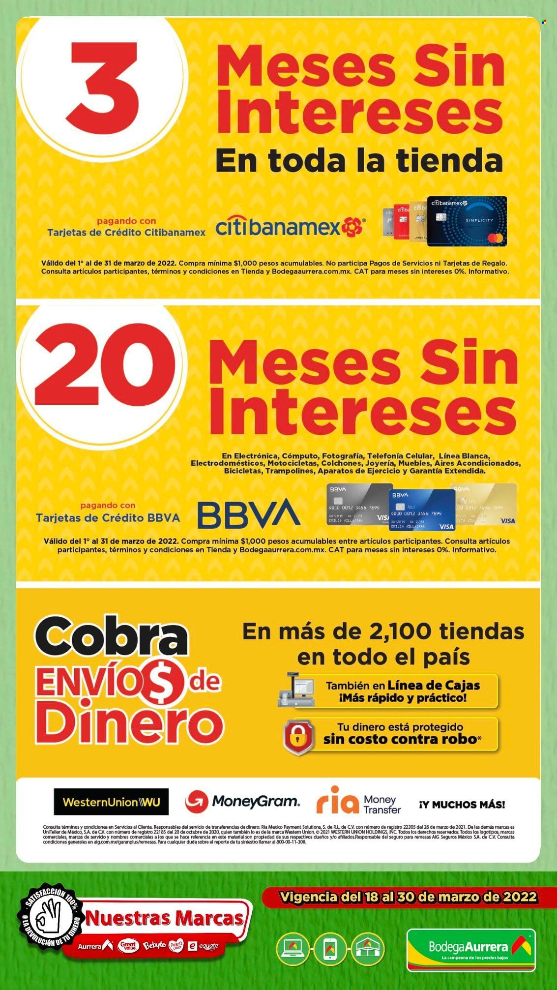 Catálogo Bodega Aurrerá - 18.3.2022 - 30.3.2022. Página 2