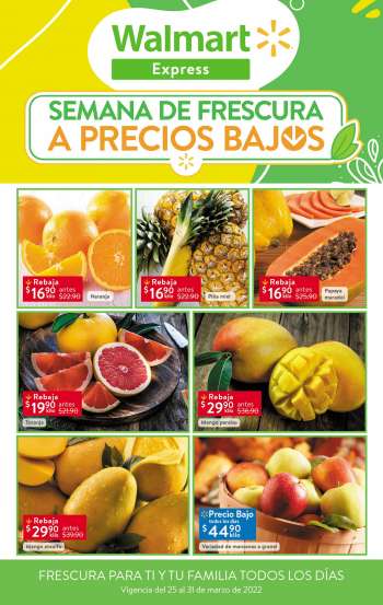 Folleto actual Walmart Express - 25.3.2022 - 31.3.2022.