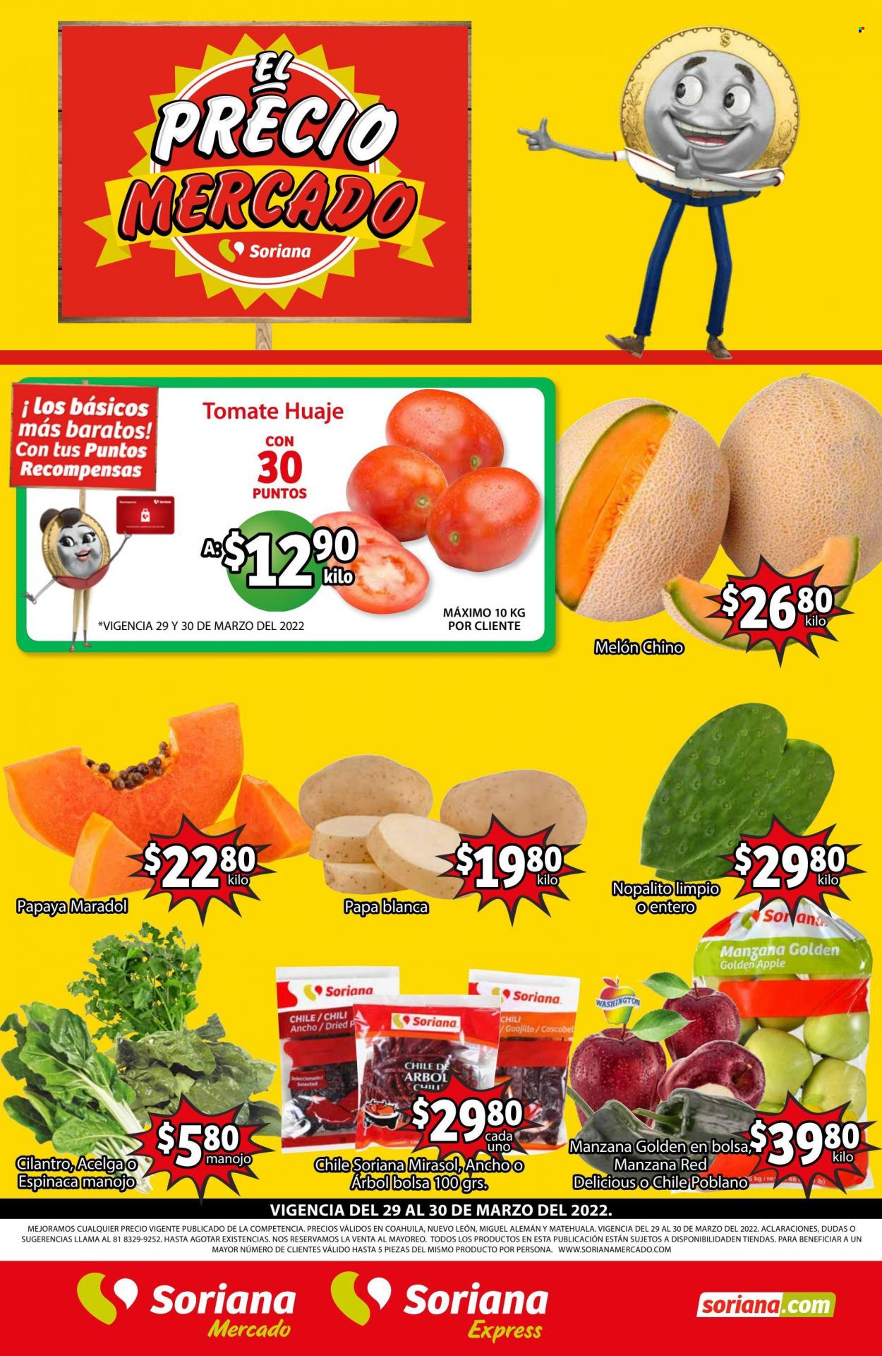 Catálogo Soriana - 29.3.2022 - 30.3.2022. Página 1