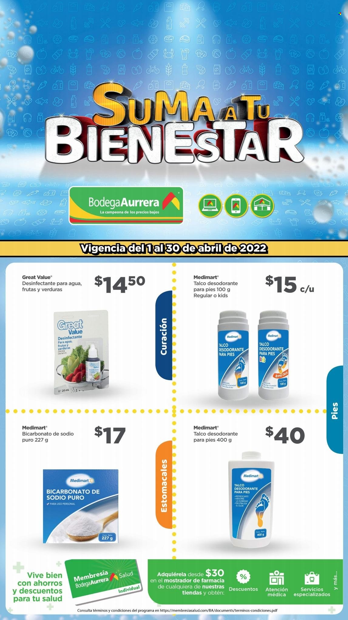 Catálogo Bodega Aurrerá - 1.4.2022 - 30.4.2022. Página 1