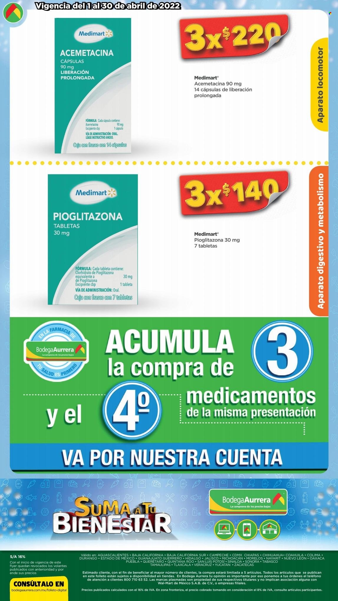 Catálogo Bodega Aurrerá - 1.4.2022 - 30.4.2022. Página 7
