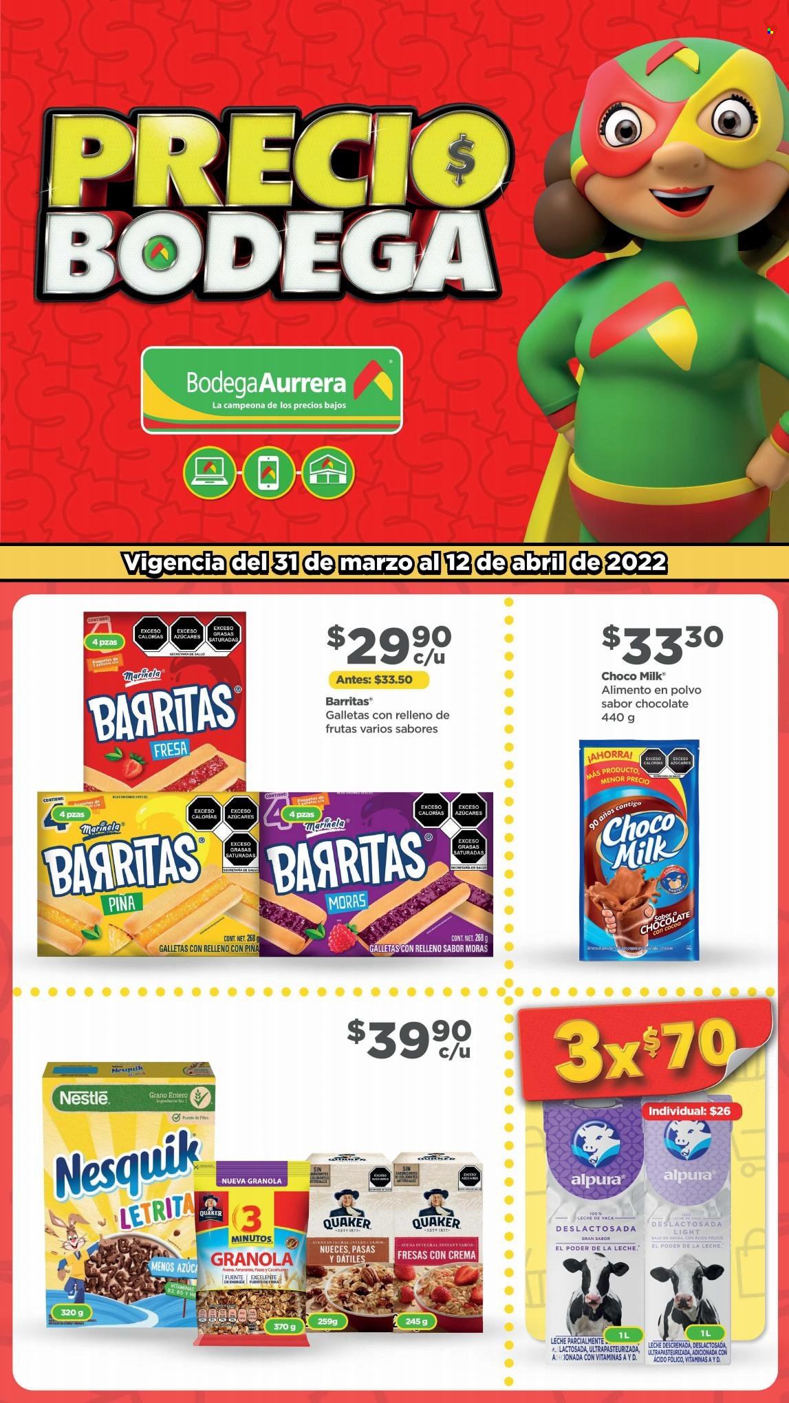 Catálogo Bodega Aurrerá - 31.3.2022 - 12.4.2022. Página 1