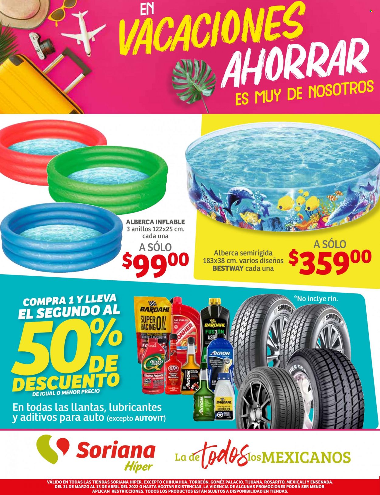 Catálogo Soriana Híper - 31.3.2022 - 13.4.2022. Página 1