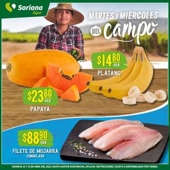 Folleto actual Soriana Súper - 12.4.2022 - 13.4.2022.
