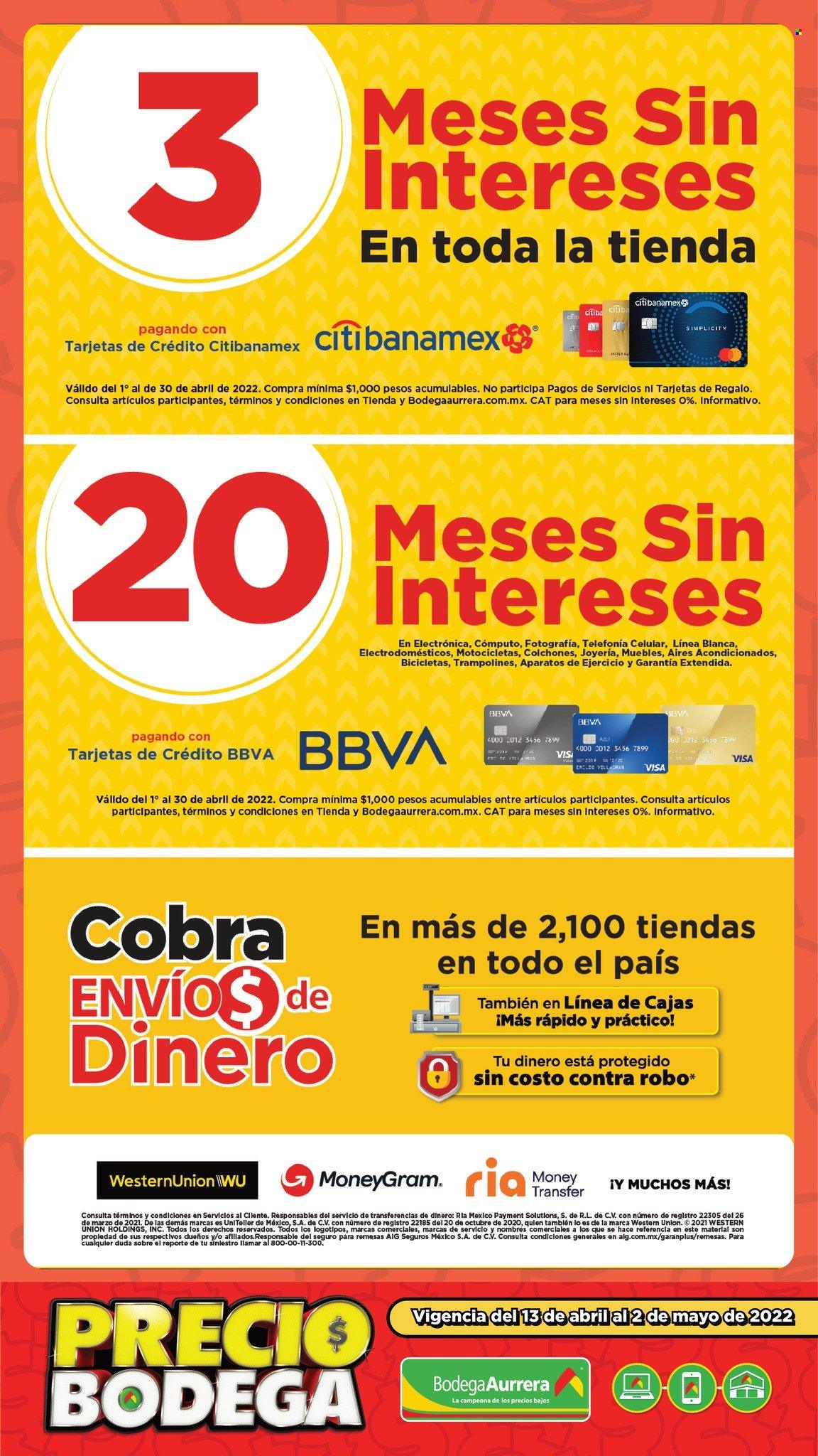 Catálogo Bodega Aurrerá - 13.4.2022 - 2.5.2022. Página 2