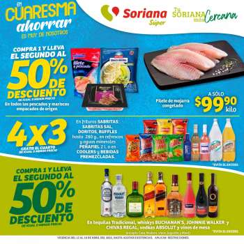 Folleto actual Soriana Súper - 15.4.2022 - 18.4.2022.