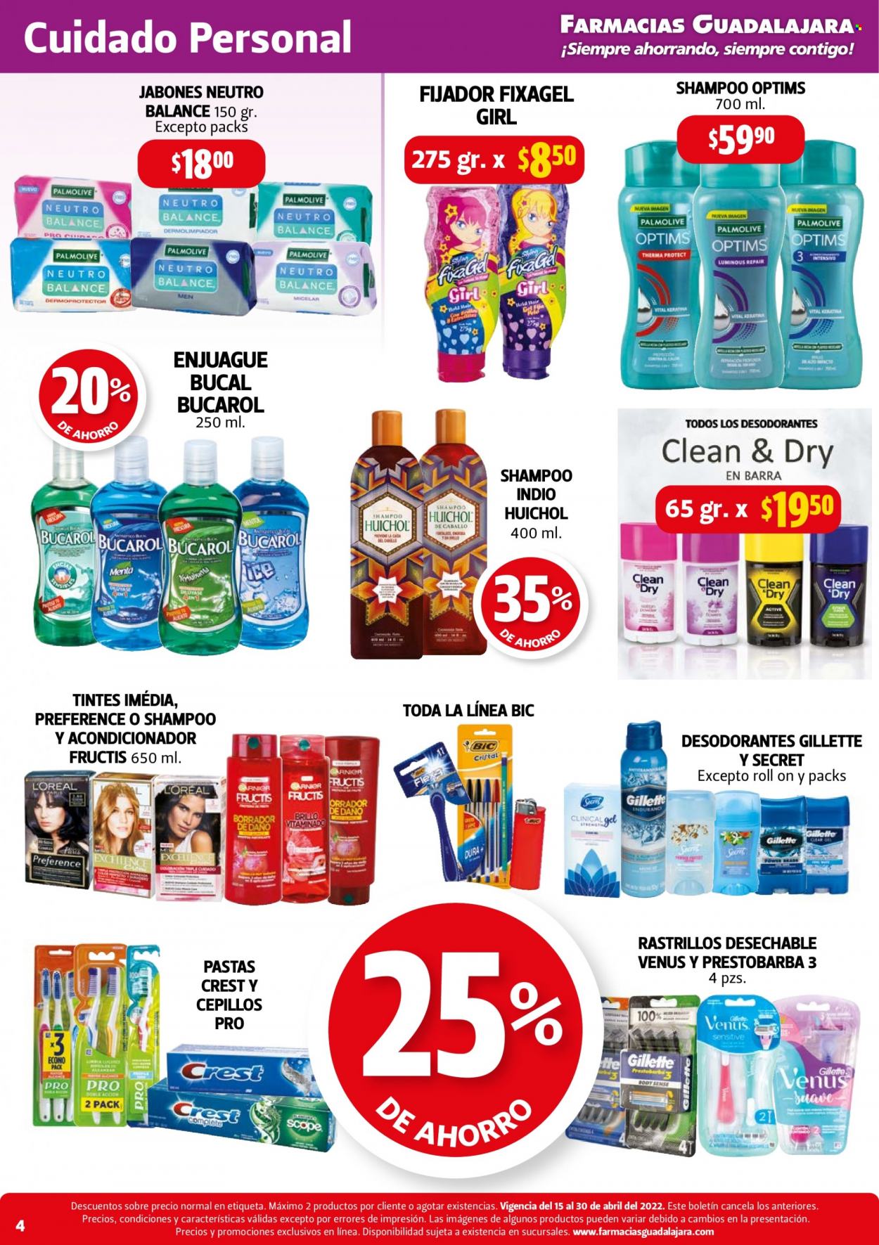 Catálogo Farmacias Guadalajara - 15.4.2022 - 30.4.2022. Página 4