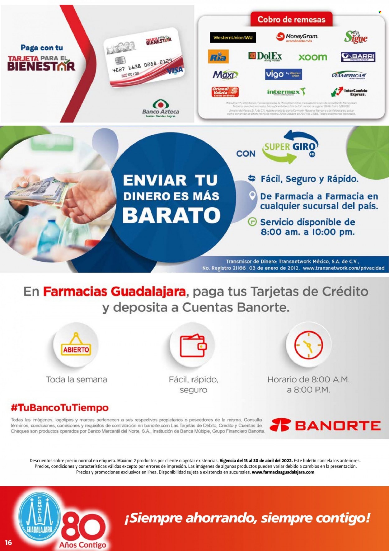 Catálogo Farmacias Guadalajara - 15.4.2022 - 30.4.2022. Página 16