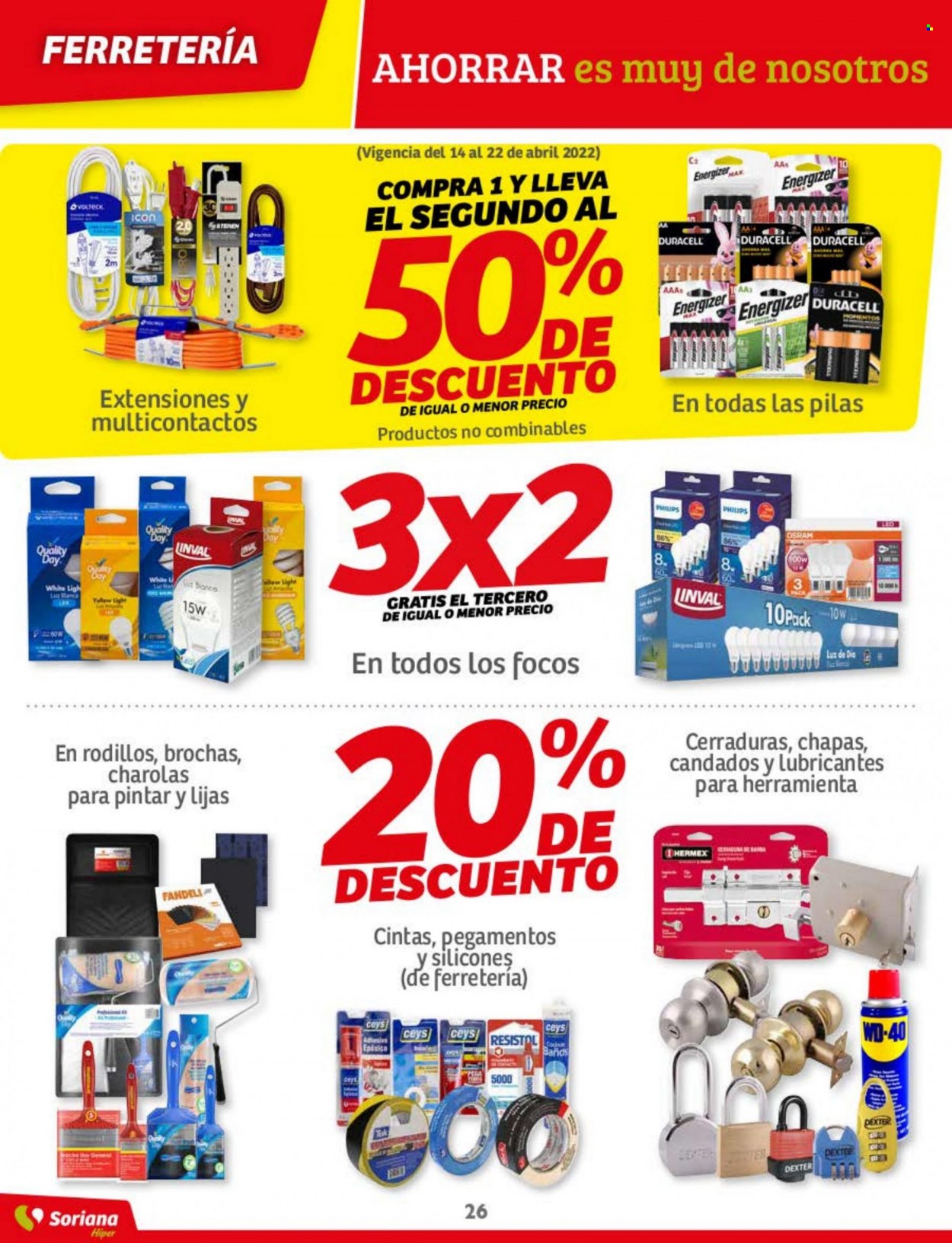 Catálogo Soriana Híper - 14.4.2022 - 27.4.2022. Página 26