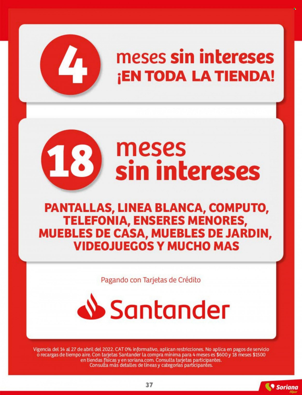 Catálogo Soriana Híper - 14.4.2022 - 27.4.2022. Página 37