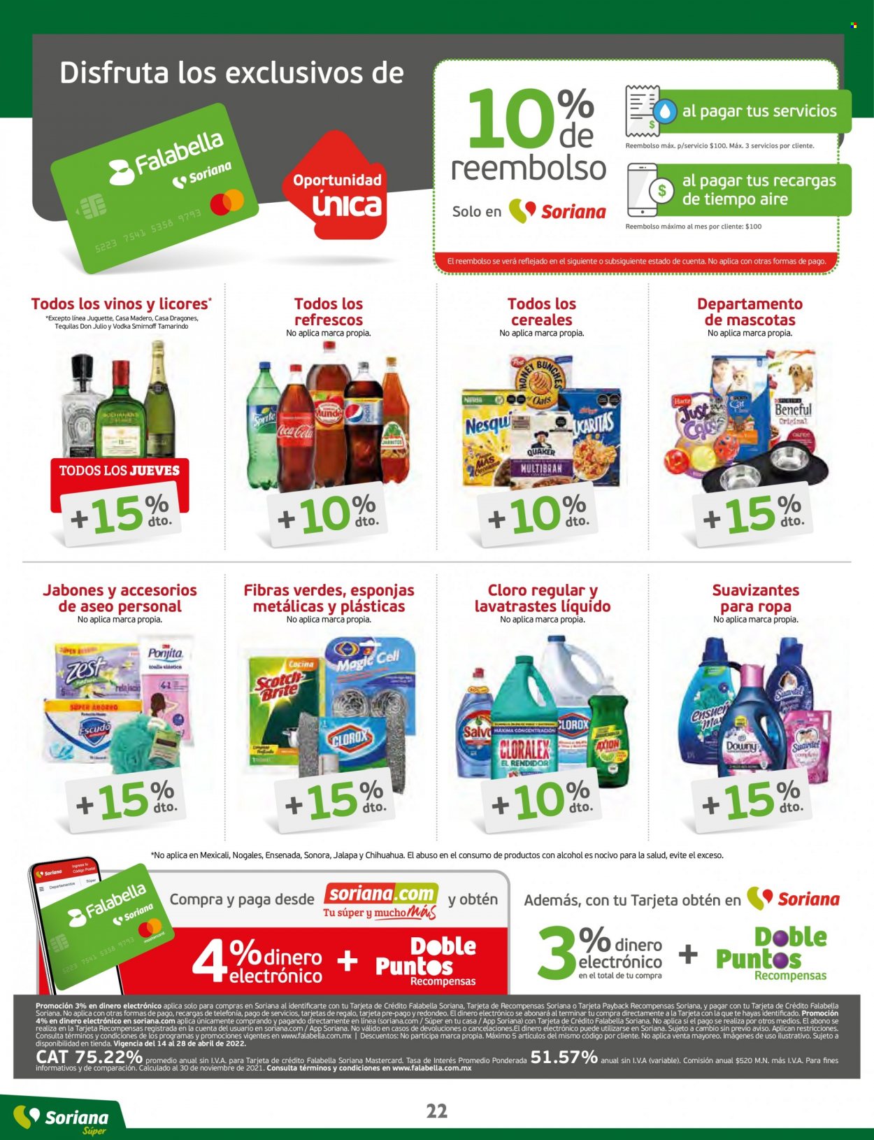 Catálogo Soriana Súper - 14.4.2022 - 27.4.2022. Página 22