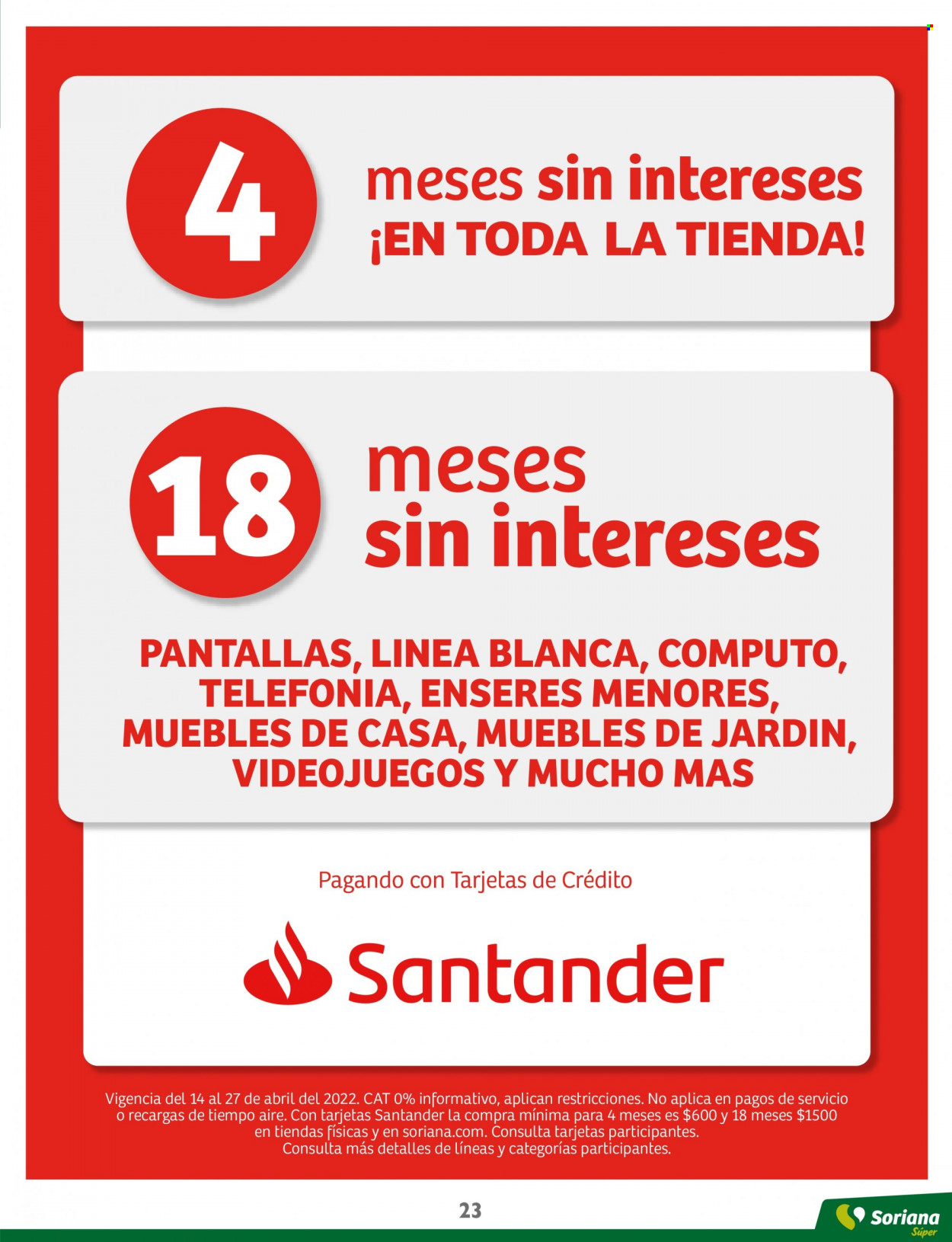 Catálogo Soriana Súper - 14.4.2022 - 27.4.2022. Página 23