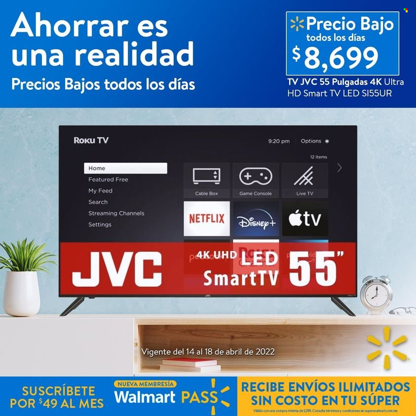 Catálogo Walmart - 14.4.2022 - 18.4.2022. Página 1