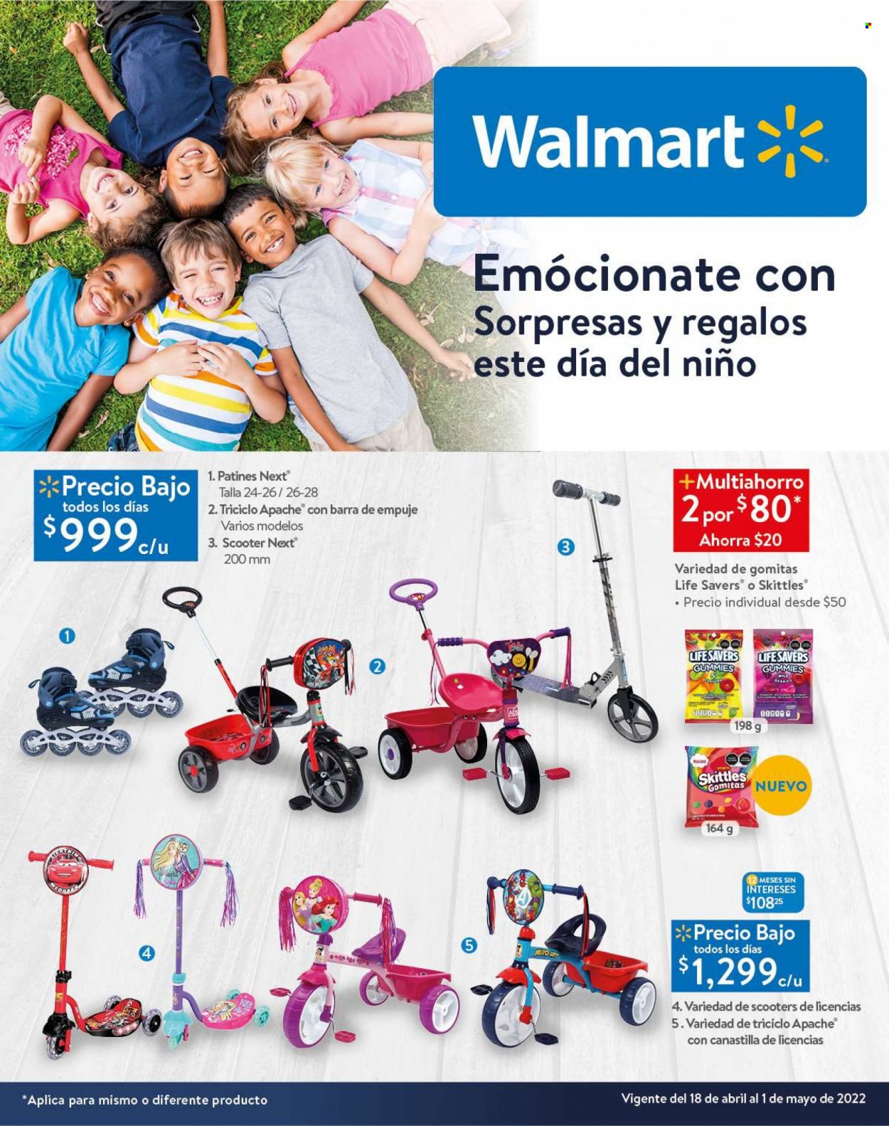 Catálogo Walmart - 18.4.2022 - 1.5.2022. Página 1