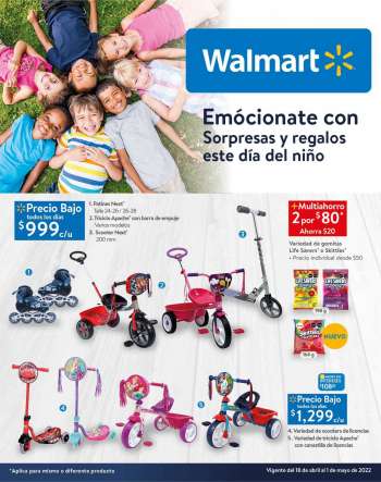 Folleto actual Walmart - 18.4.2022 - 1.5.2022.