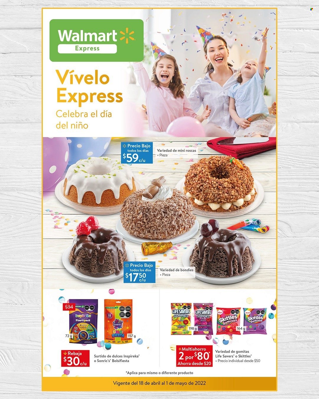 Catálogo Walmart Express - 18.4.2022 - 1.5.2022. Página 1