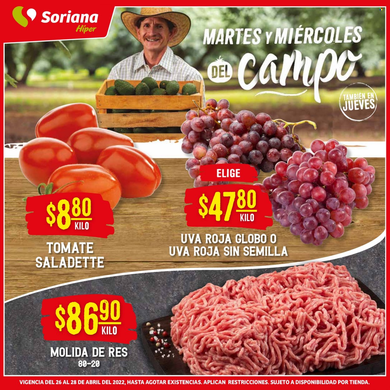 Catálogo Soriana Híper - 26.4.2022 - 28.4.2022. Página 1