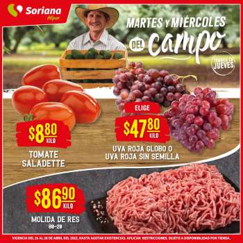 Folleto actual Soriana Híper - 26.4.2022 - 28.4.2022.