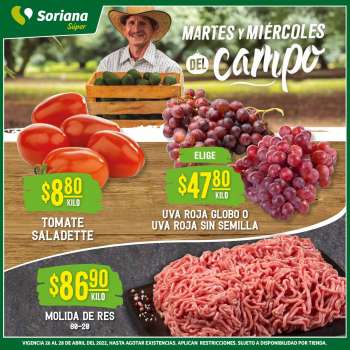 Folleto actual Soriana Súper - 26.4.2022 - 28.4.2022.