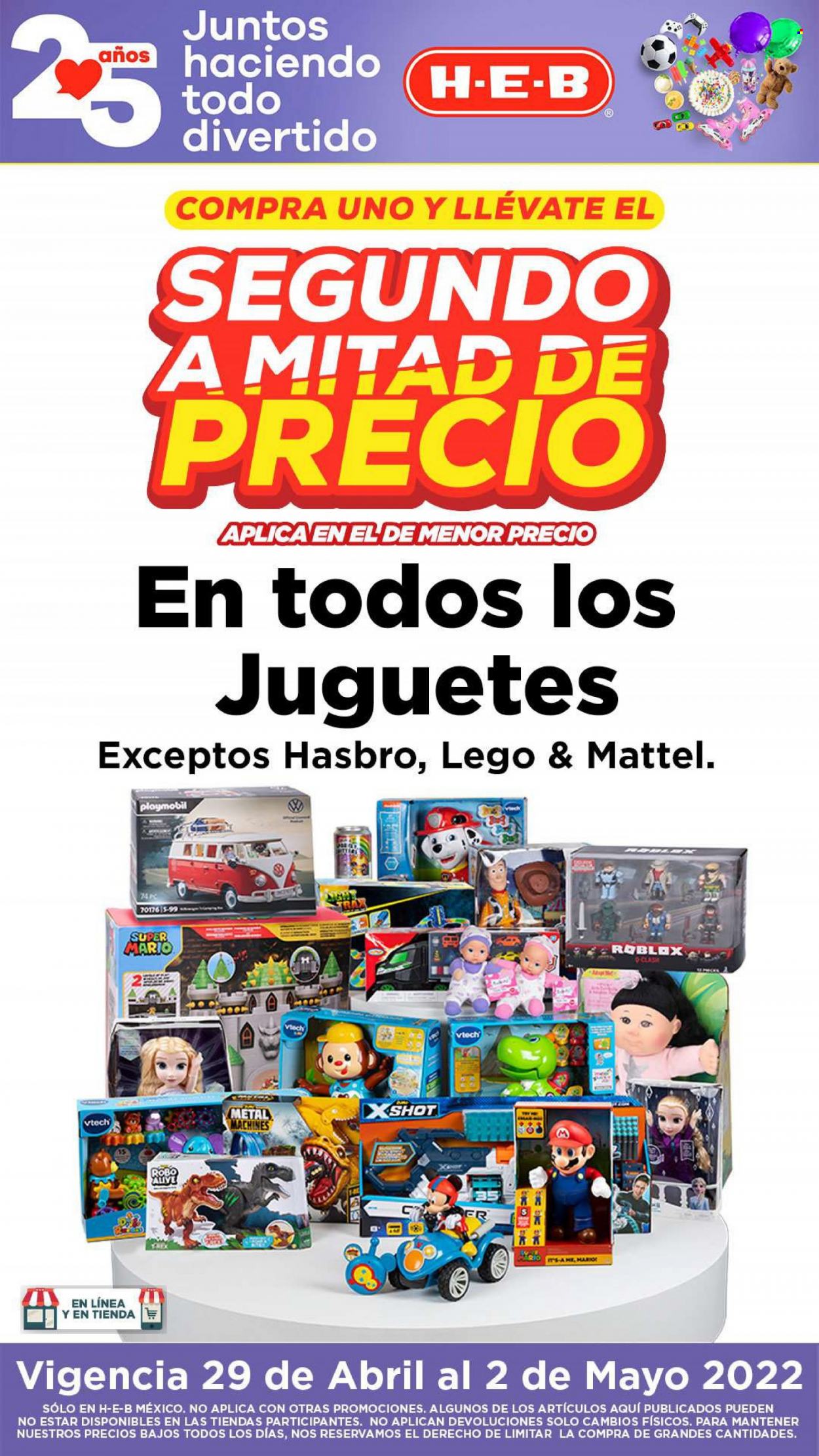 Catálogo H-E-B - 29.4.2022 - 2.5.2022. Página 1