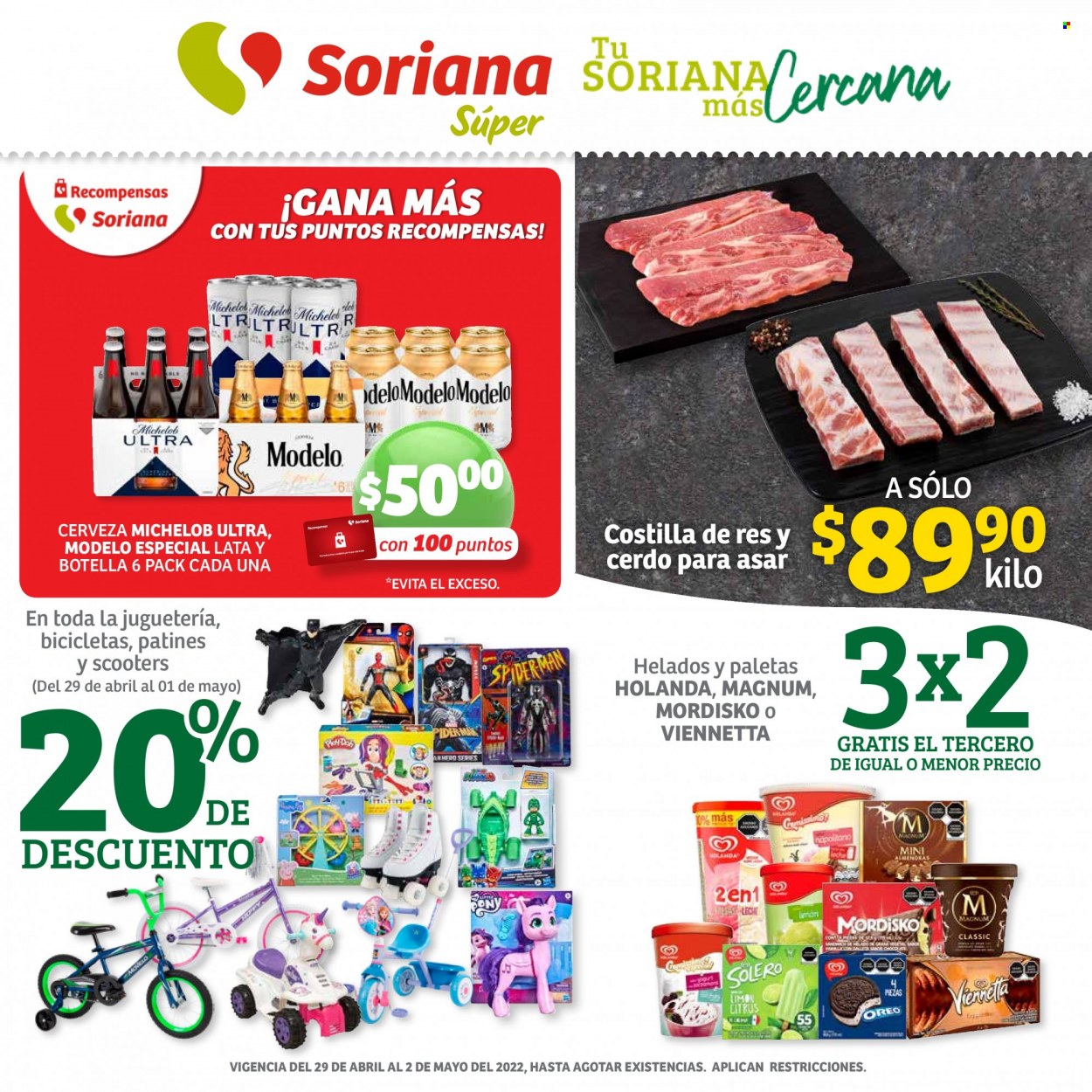 Catálogo Soriana Súper - 29.4.2022 - 2.5.2022. Página 1