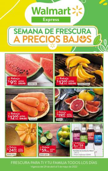 Folleto actual Walmart Express - 29.4.2022 - 5.5.2022.