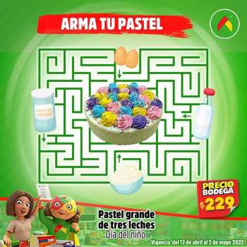 Folleto actual Bodega Aurrerá - 13.4.2022 - 2.5.2022.