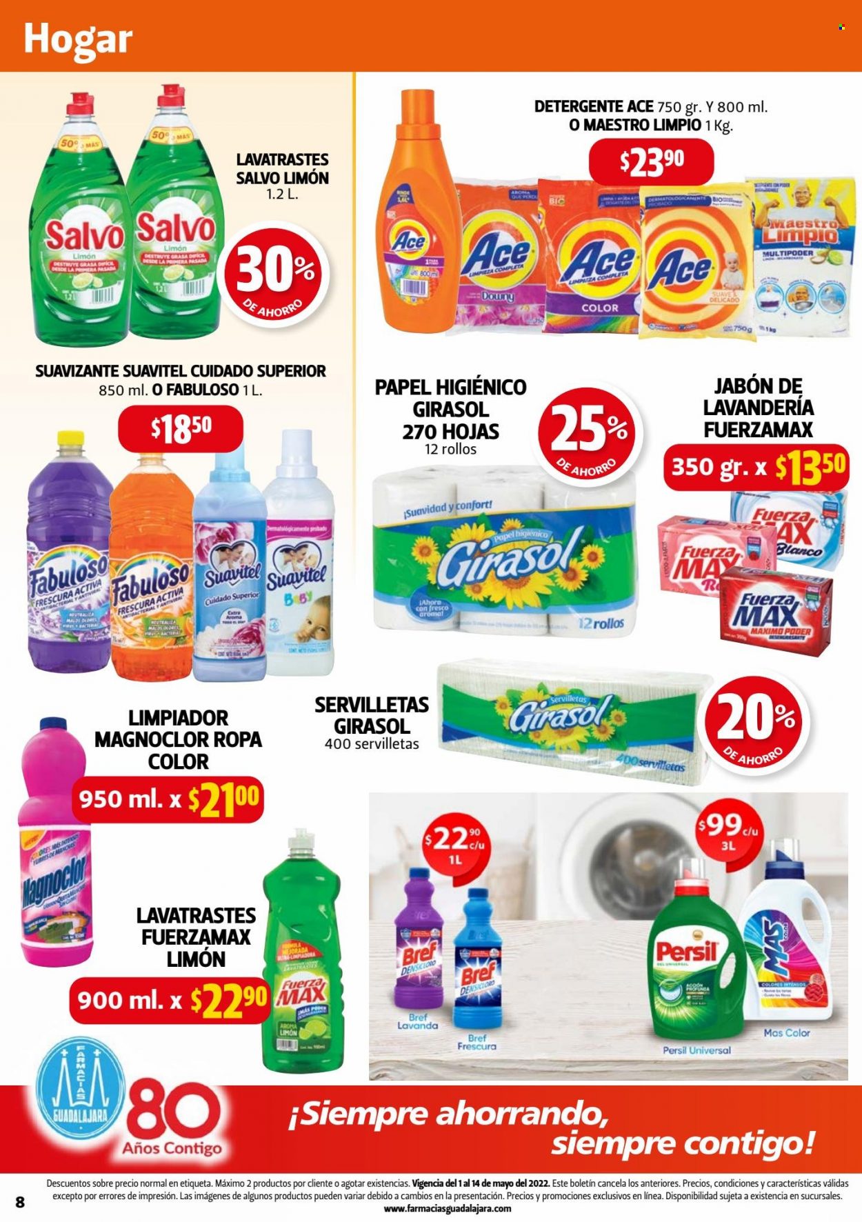 Catálogo Farmacias Guadalajara - 1.5.2022 - 14.5.2022. Página 8