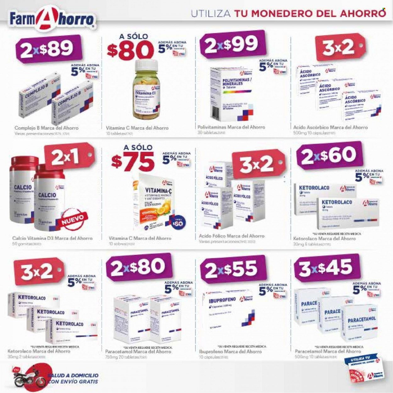 thumbnail - Folleto actual Farmacias del Ahorro - 1.5.2022 - 31.5.2022 - Ventas - Calcio, Paracetamol, Ibuprofeno. Página 12.