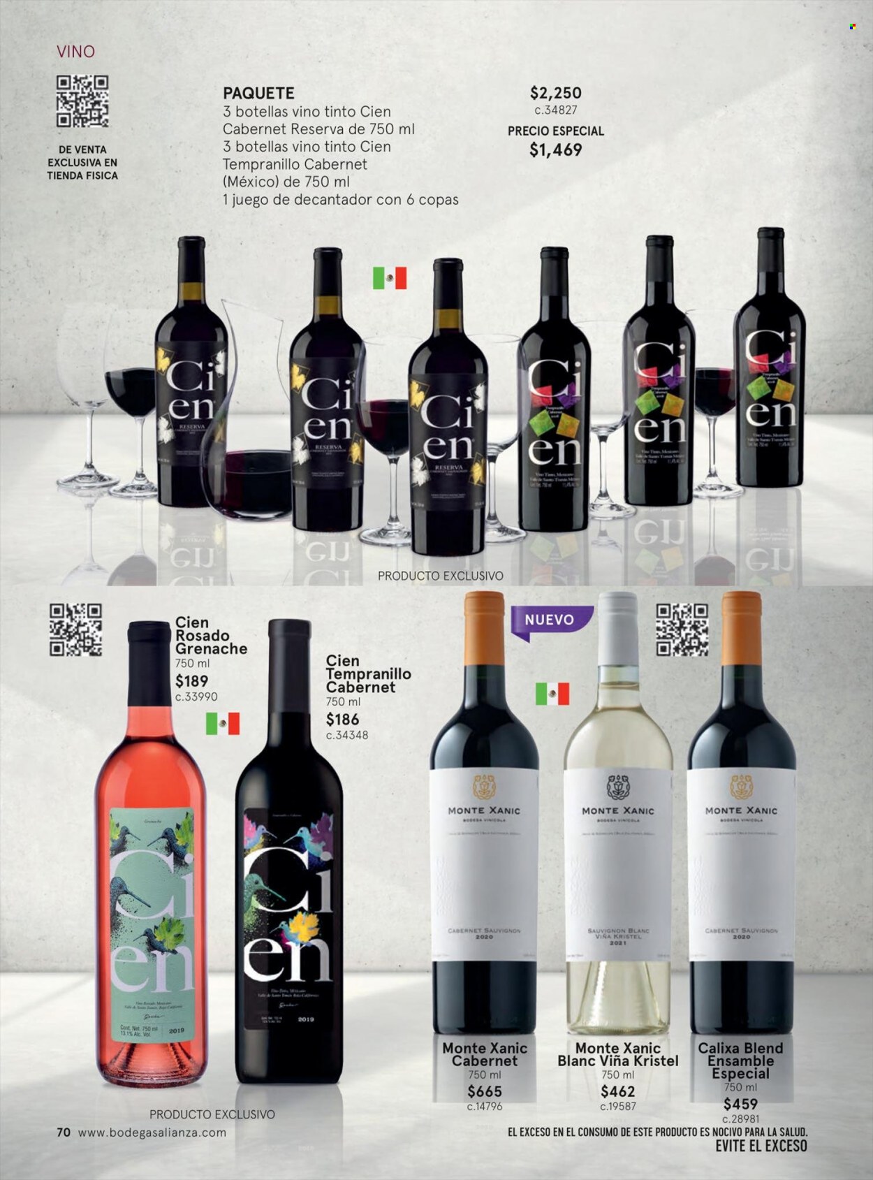 thumbnail - Folleto actual Bodegas Alianza - 1.5.2022 - 31.7.2022 - Ventas - vino, Cabernet Sauvignon, vino tinto, Sauvignon Blanc. Página 79.