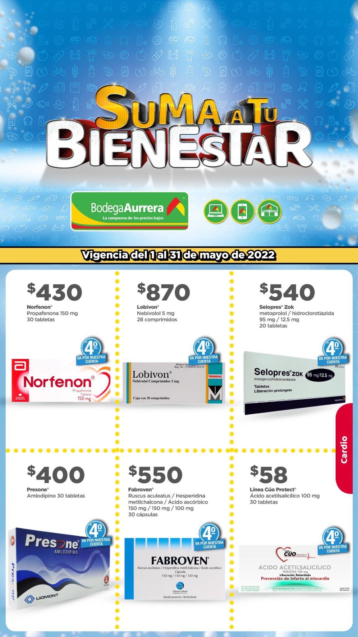 Catálogo Bodega Aurrerá - 1.5.2022 - 31.5.2022. Página 1