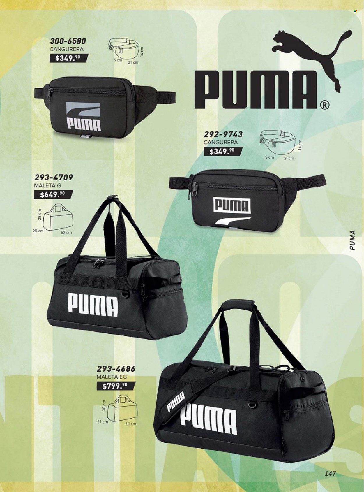 thumbnail - Folleto actual Andrea - Ventas - Puma, maleta. Página 147.