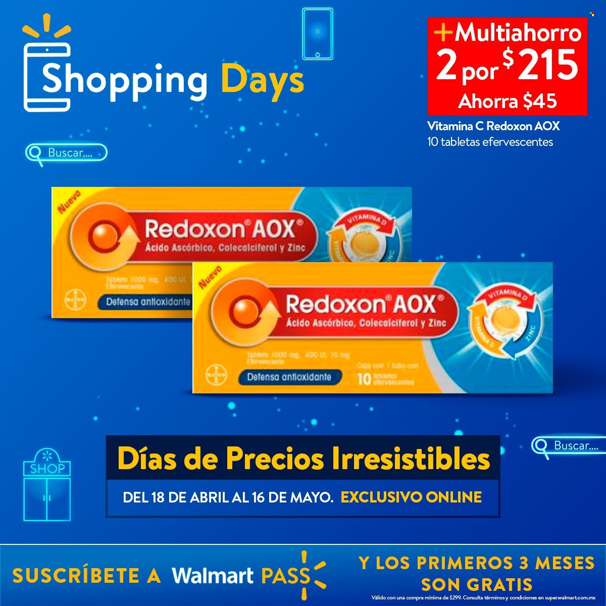 Catálogo Walmart - 18.4.2022 - 16.5.2022. Página 1