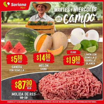 Folleto actual Soriana Híper - 17.5.2022 - 18.5.2022.