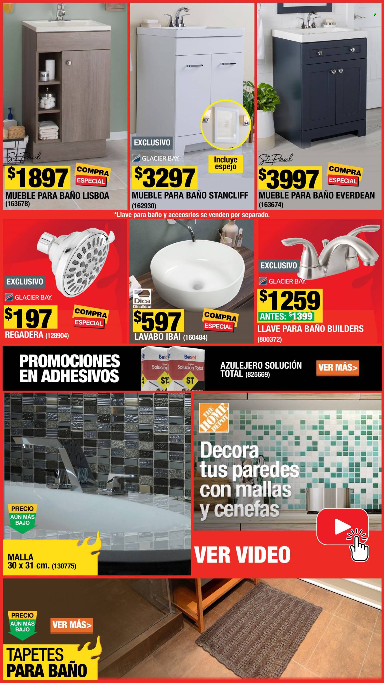thumbnail - Folleto actual The Home Depot - 19.5.2022 - 8.6.2022 - Ventas - lavabo, adhesivo. Página 5.