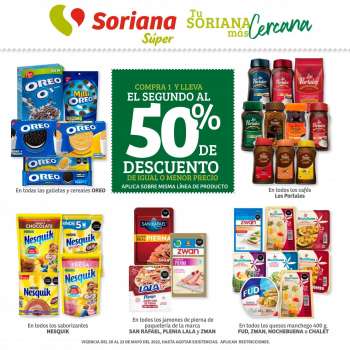 Folleto actual Soriana Súper - 20.5.2022 - 23.5.2022.