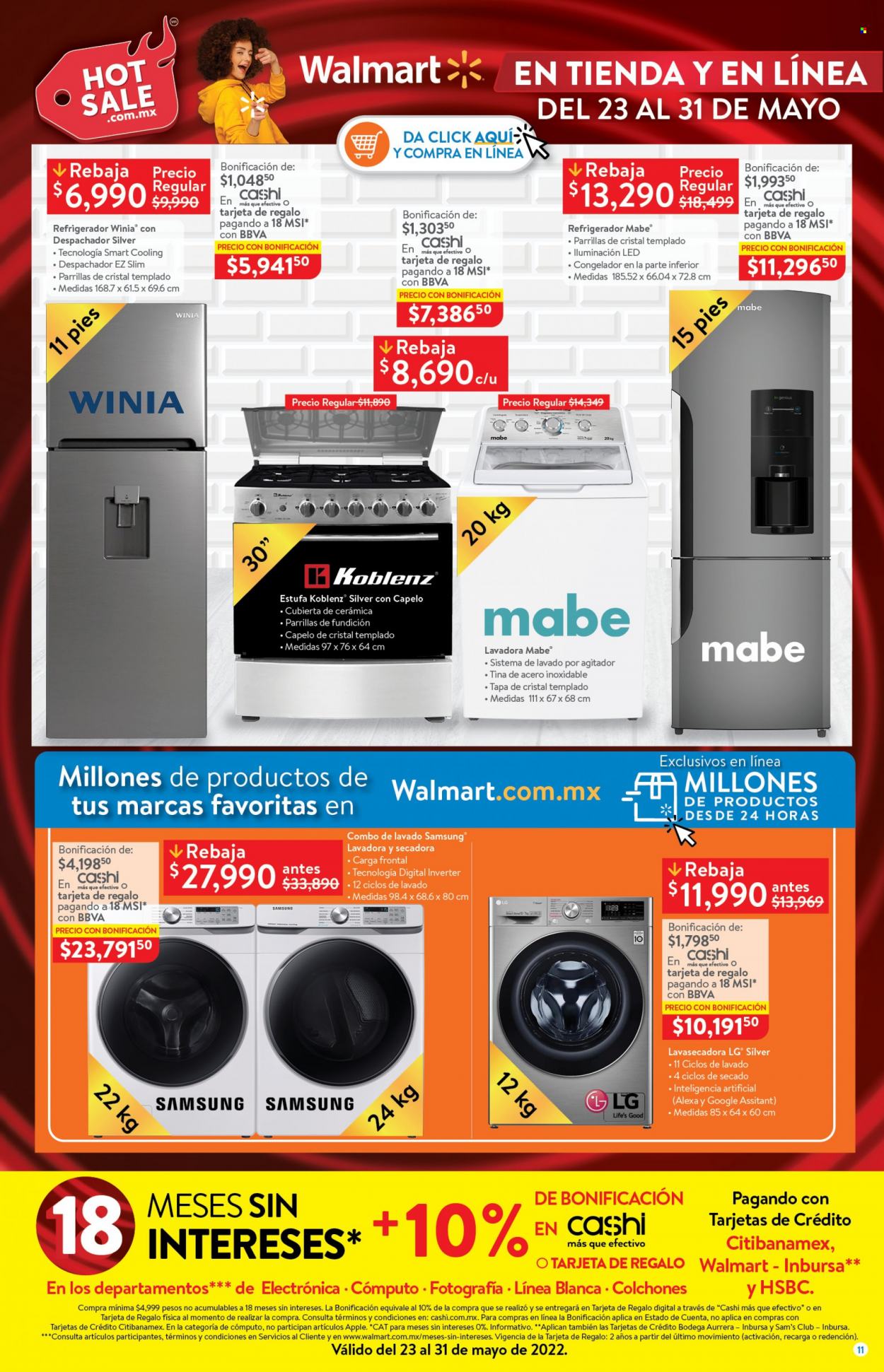 Catálogo Walmart - 23.5.2022 - 31.5.2022. Página 11