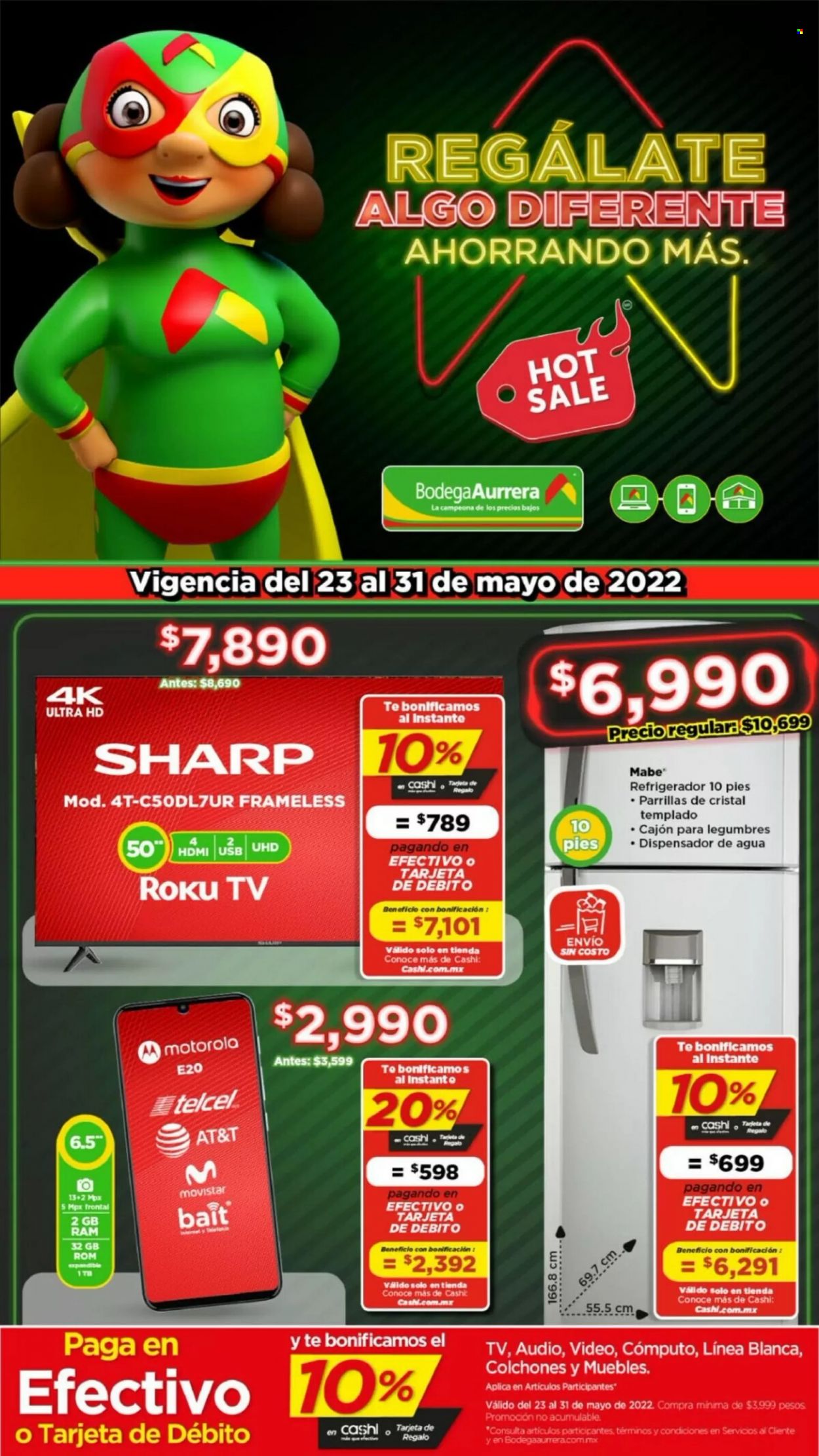 Catálogo Bodega Aurrerá - 23.5.2022 - 31.5.2022. Página 1