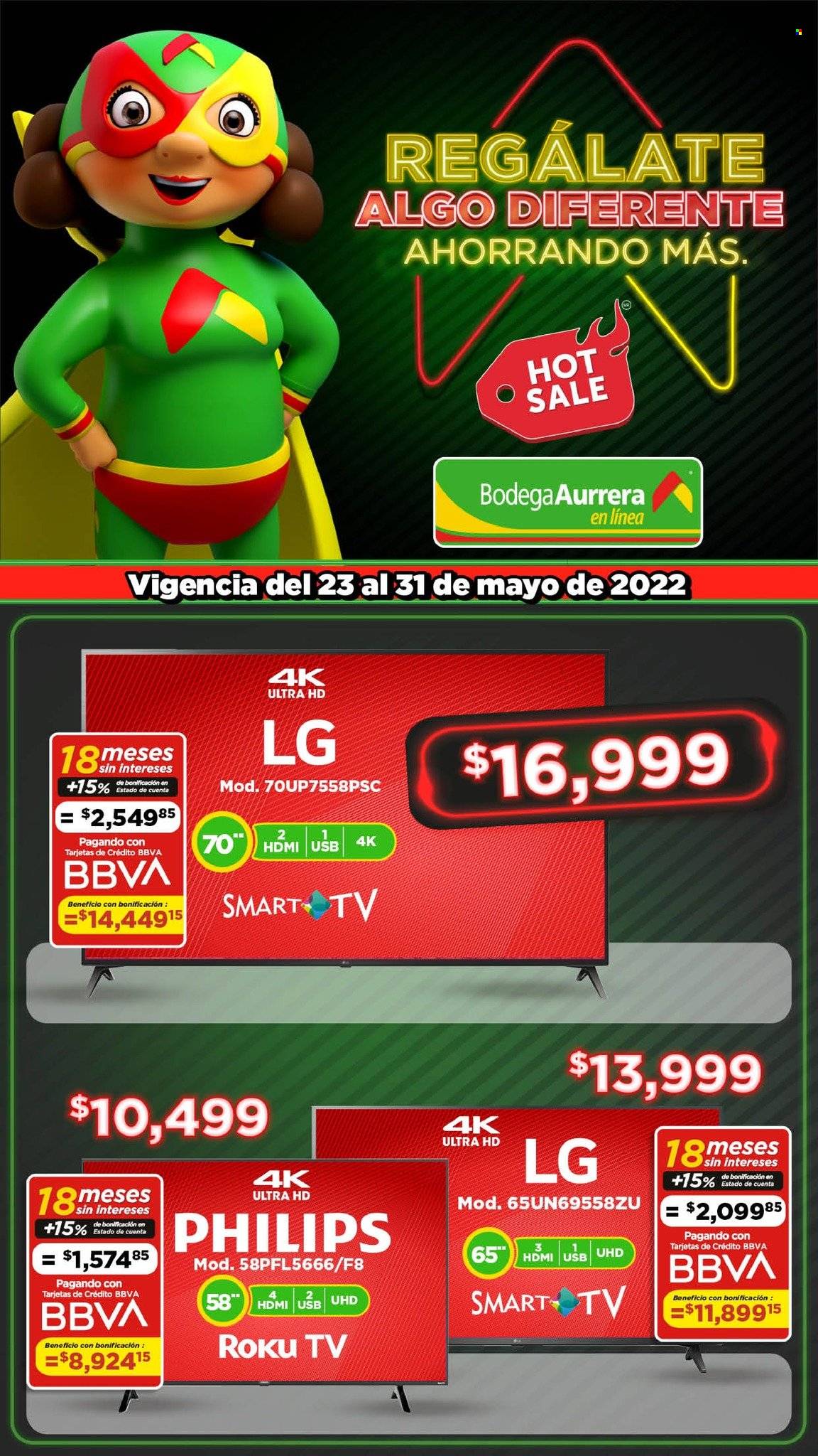 Catálogo Bodega Aurrerá - 23.5.2022 - 31.5.2022. Página 1