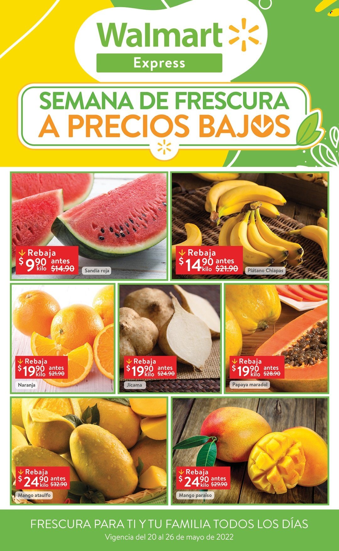 Catálogo Walmart Express - 20.5.2022 - 26.5.2022. Página 1