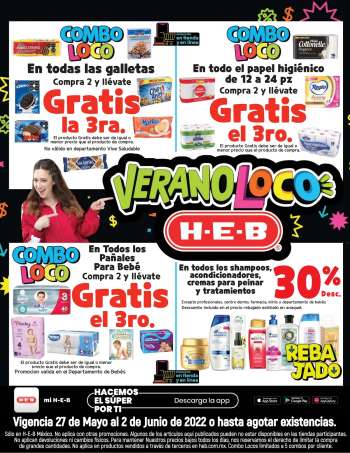 Folleto actual H-E-B - 27.5.2022 - 2.6.2022.