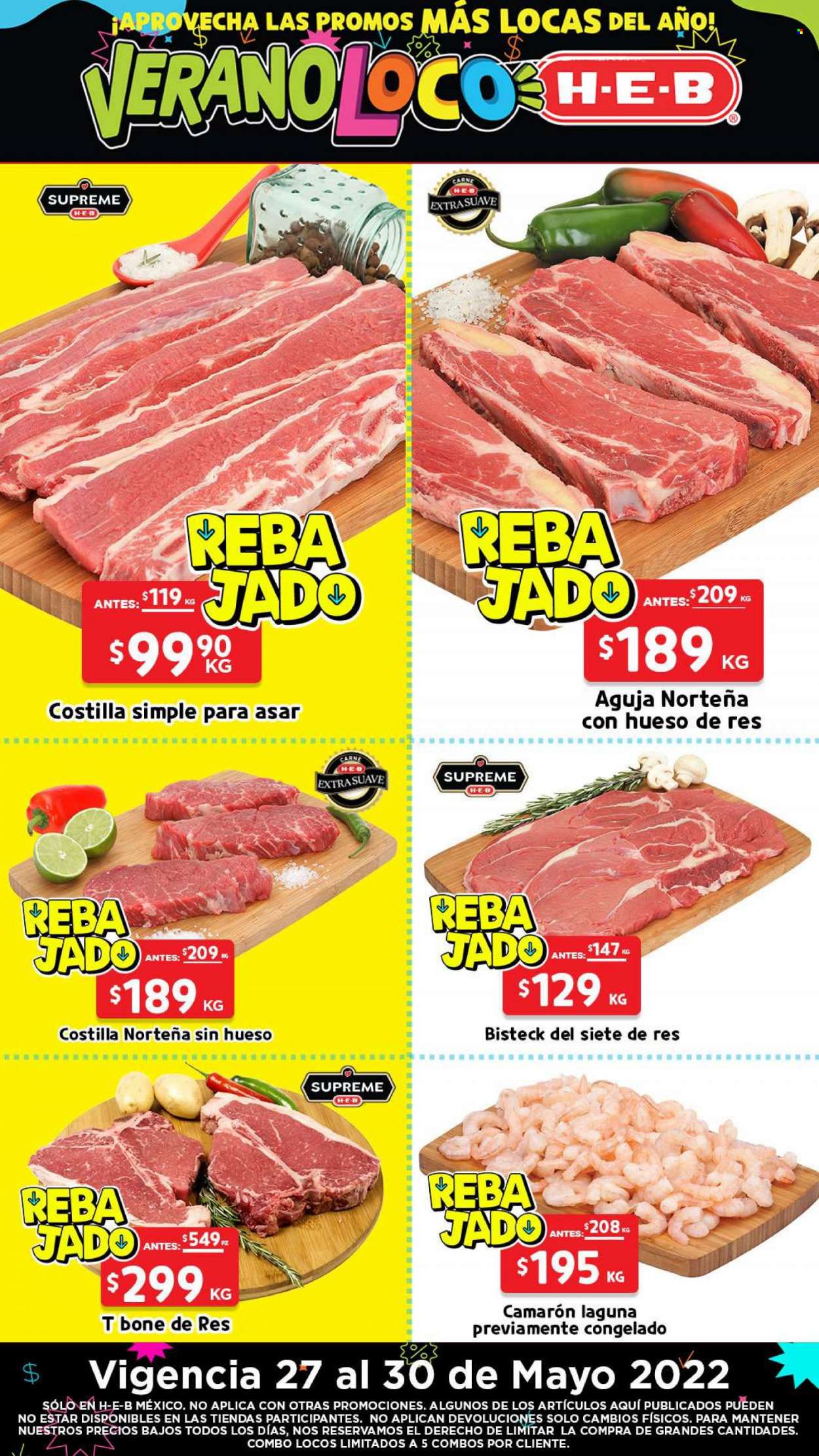 Catálogo H-E-B - 27.5.2022 - 30.5.2022. Página 1