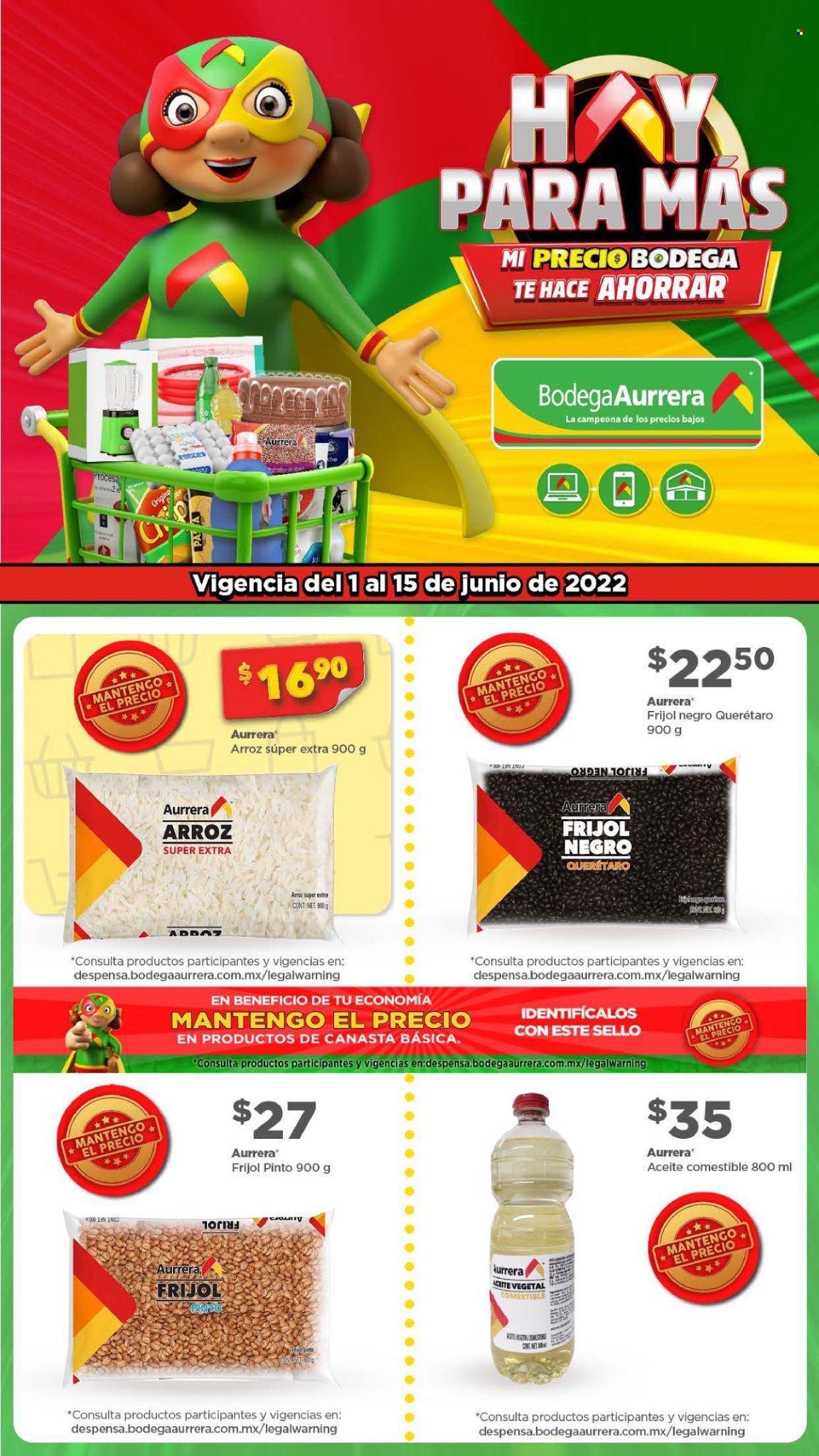Catálogo Bodega Aurrerá - 1.6.2022 - 15.6.2022. Página 1